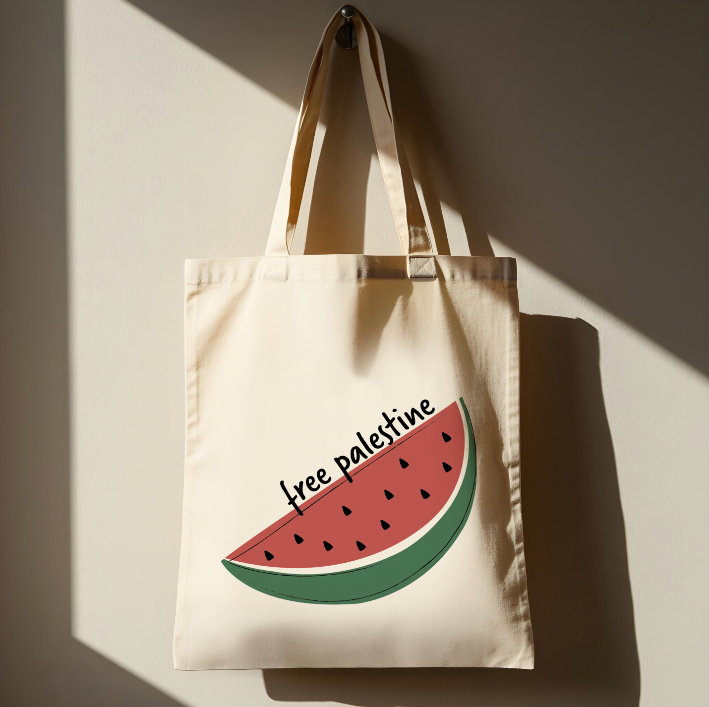 Tote bag "free palestine"