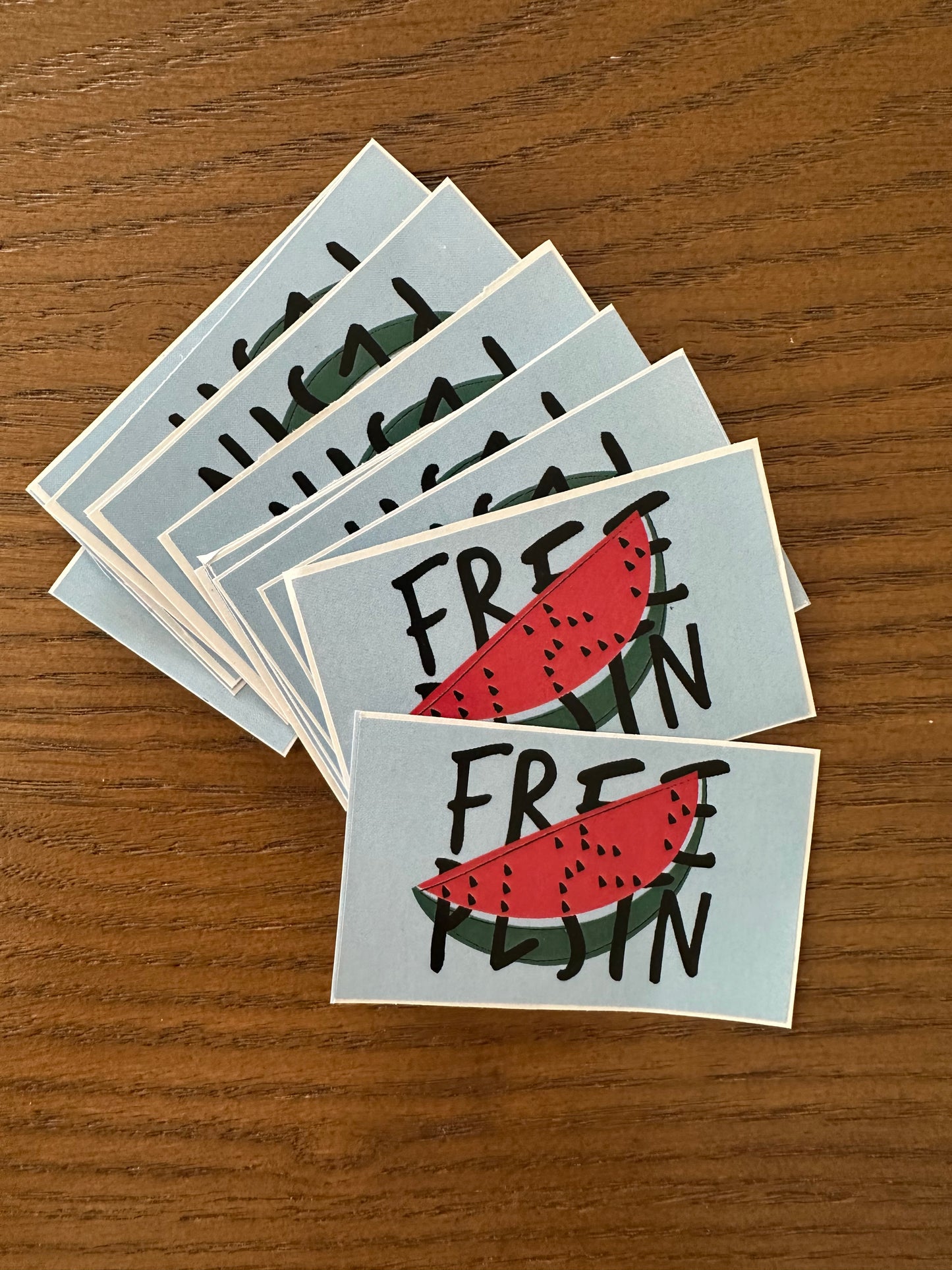 Stickers “Free Plstn”