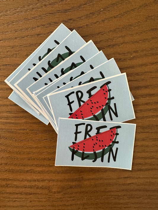 Stickers “Free Plstn”