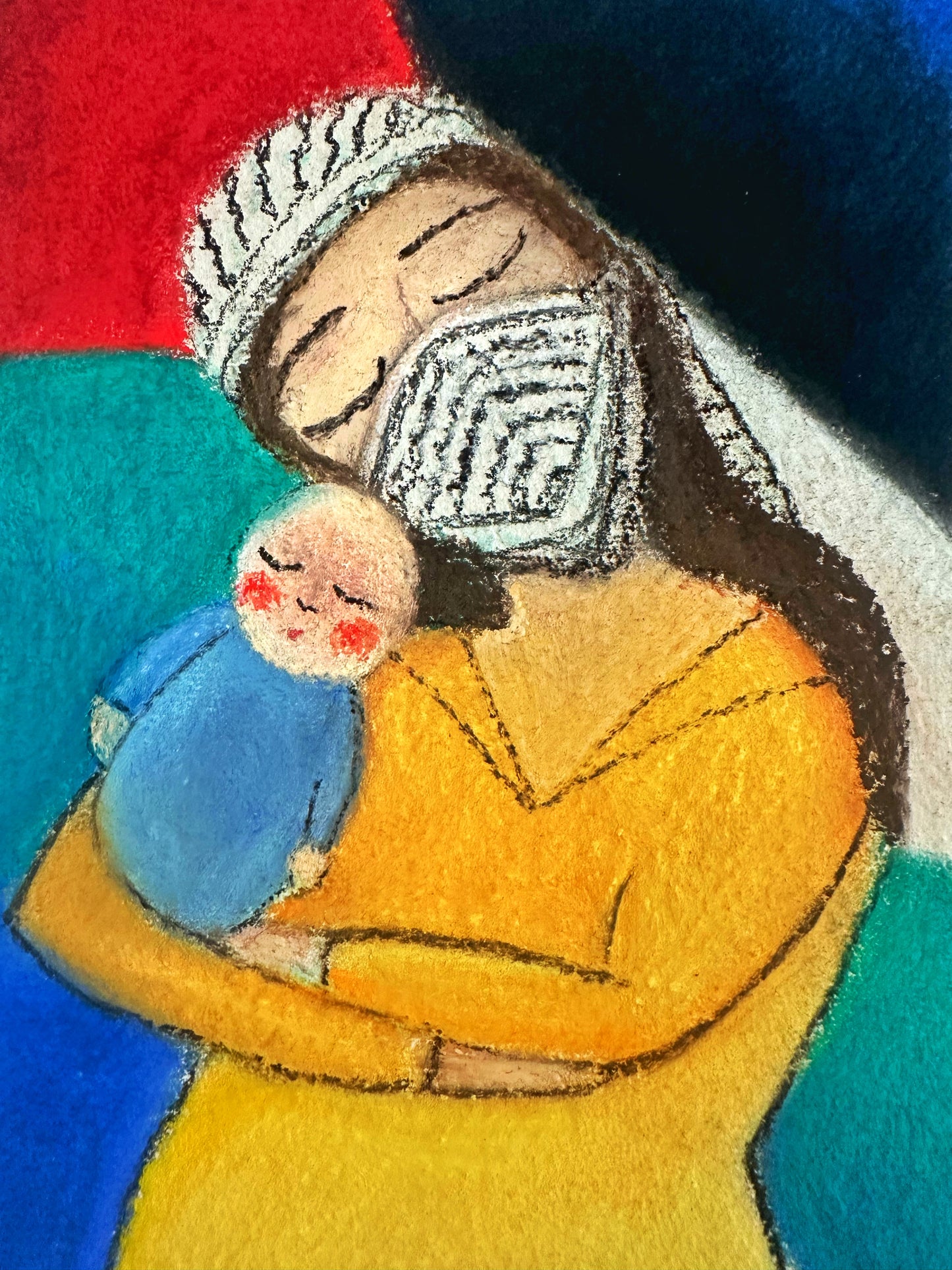 Original art “Mother of Palestine” (Framed)